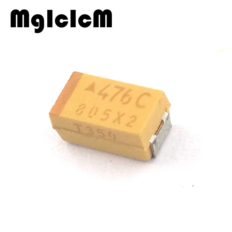 Танталовый конденсатор MCIGICM 20 шт. C 6032 47 мкФ 16V SMD|Конденсаторы| |