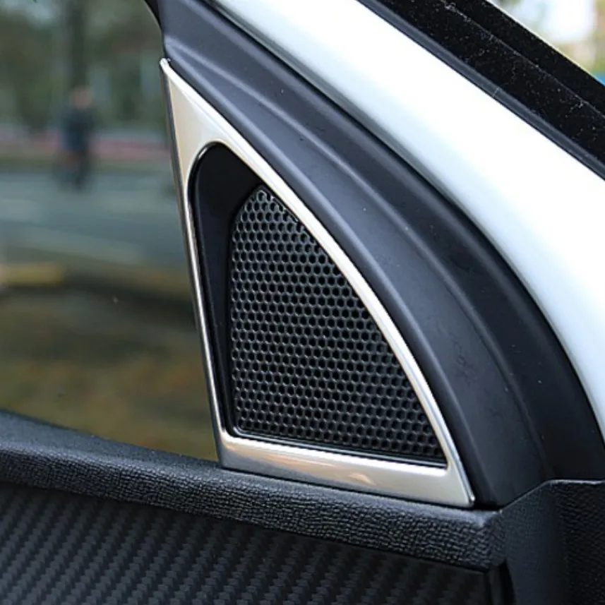 Автостайлинг колонна A аудио динамик твитер рамка чехлы отделка интерьера для