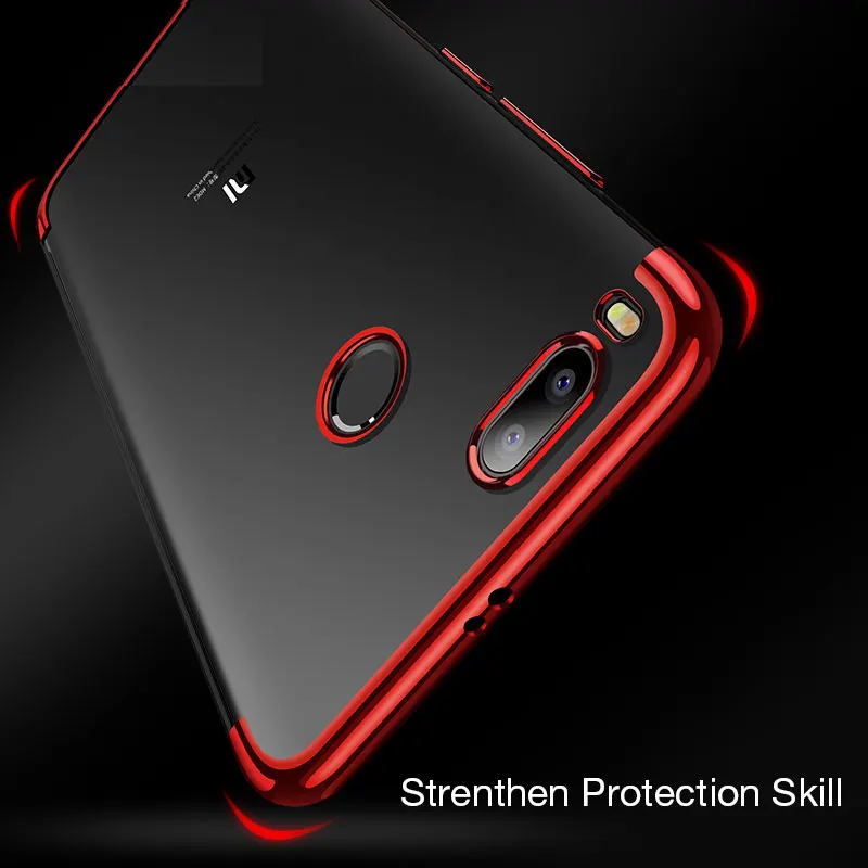 Чехол для телефона с Xiaomi Mi A1 прозрачный мягкий силиконовый тонкий чехол