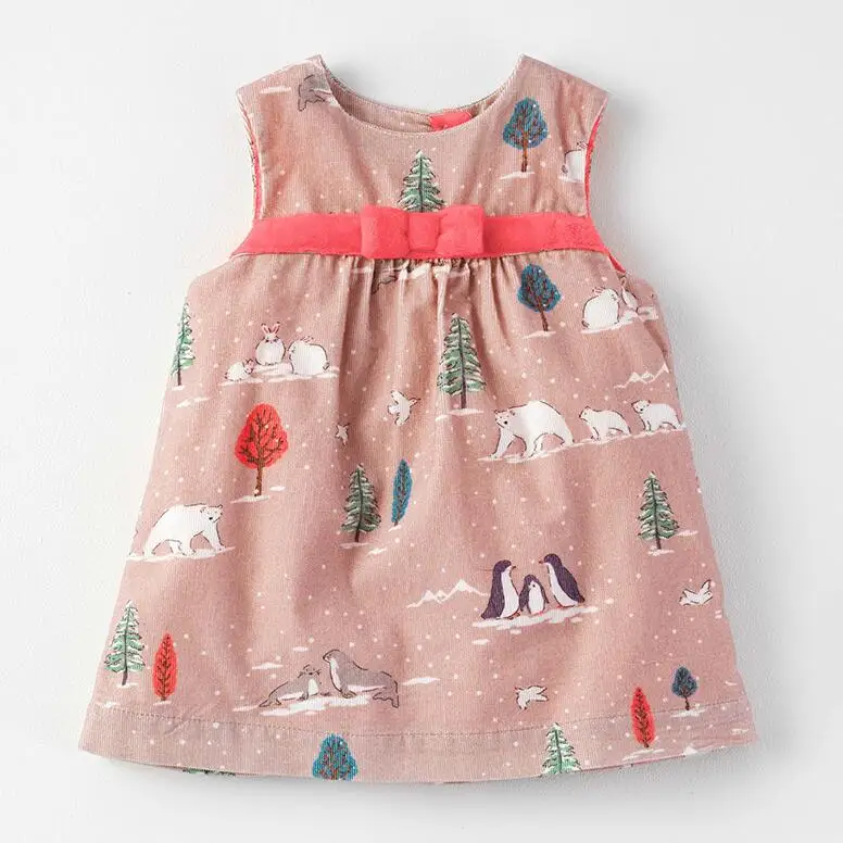 Little maven/детские ремни; платья для девочек; осенняя одежда для маленьких девочек; хлопковый с принтом животного; платье на подтяжках - Цвет: Q001