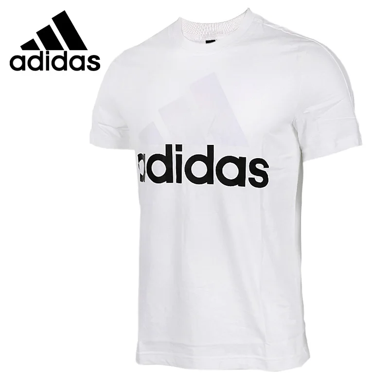 Оригинальная Новинка 2018 футболка Adidas ESS LINEAR мужские футболки спортивная одежда с