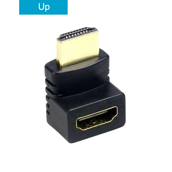 Up HDMI кабель Соединительный адаптер 270 180 90 градусов угол HDMI мужчин и женщин HDMI конвертеры для 1080P HDTV кабель адаптер удлинитель - Цвет: Up