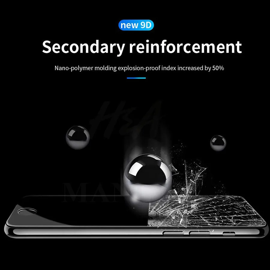 9D закаленное стекло премиум класса для Samsung Galaxy A80 A90 A40 A70 защитное A2 Core полное