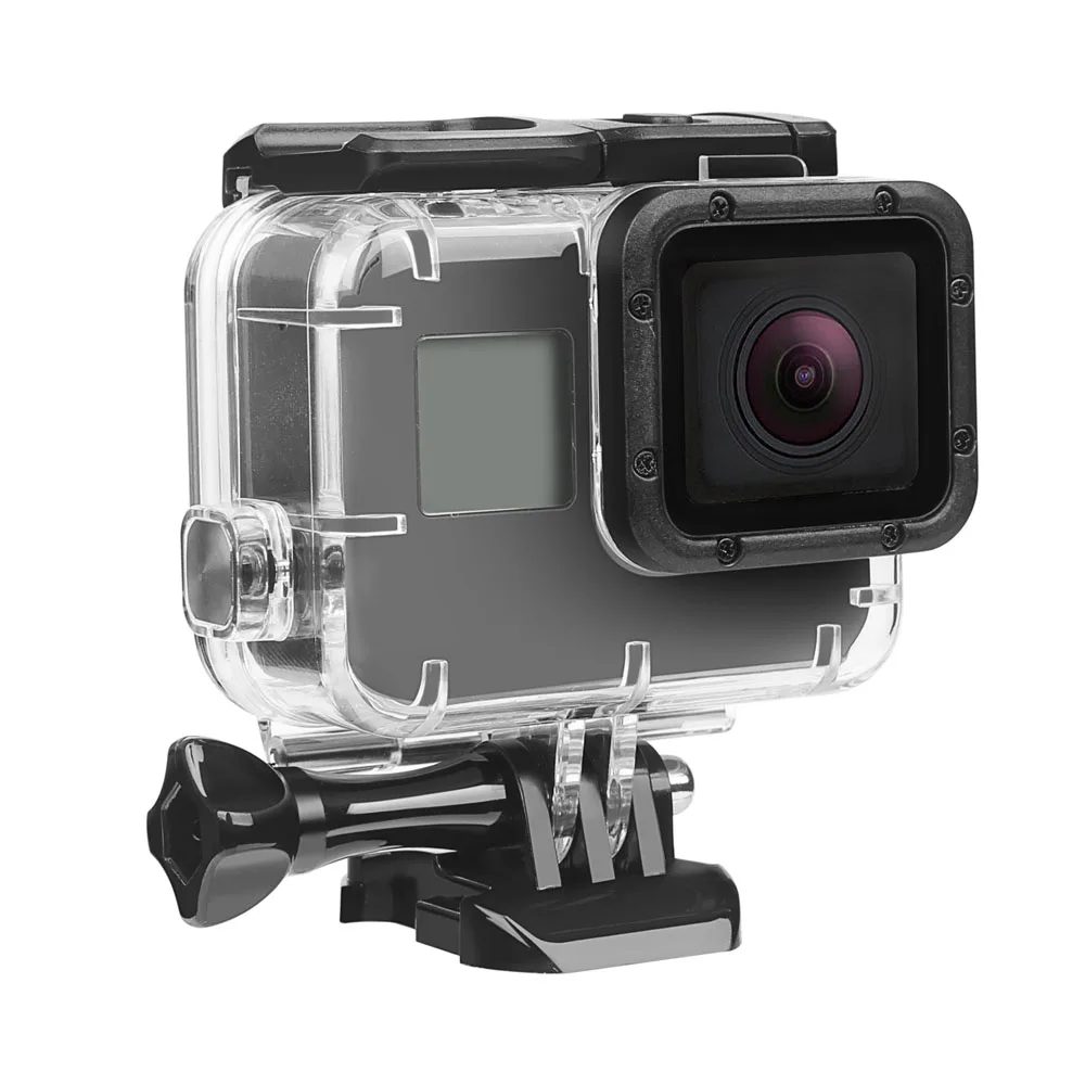 Водонепроницаемый чехол для экшн-камеры Gopro Hero 7 6 5, 45 м, черный, для подводной съемки, Go Pro 5, защитный чехол, крепление для GoPro, аксессуары - Цвет: for Hero 7 6 5 Black