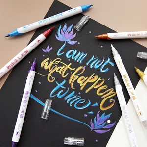 Маркеры перламутровые, рисунок металлик, 1 шт., аксессуары для журналов