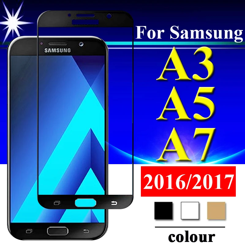 Защитное стекло для Samsung Galaxy A5 A7 A3 2017 2016 Защитная пленка экрана Tremp Sansong Glaxay A 7 5 3
