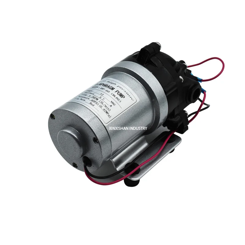 Бесщеточный Высокая Давление водяной насос DP-60(BLDC) 12/24V DC 5L/мин(1.3GPM) Self-подкачивающий мембранный насос Авто-Давление переключатель