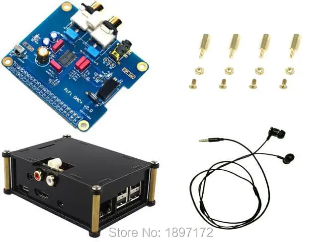 Raspberry pi 3 Модель B Hi-Fi ЦАП + Аудио Звуковая карта модуль I2S интерфейс для Pi3/Pi2 в 1