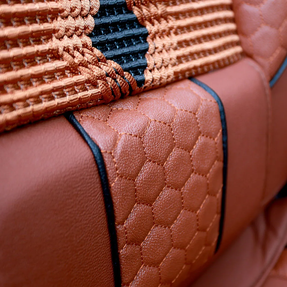 Высокая Класс кожа шелк льда автомобиль переднего сиденья Универсальный Fit