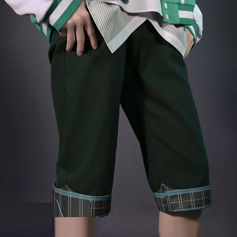 Новая одежда Аниме My Hero academic Midoriya Izuku зеленый костюм Косплей Повседневная наряды