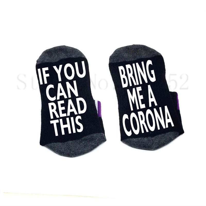 Носки если вы можете прочесть эти носки bring me a CORONA хлопковые эластичные удобные
