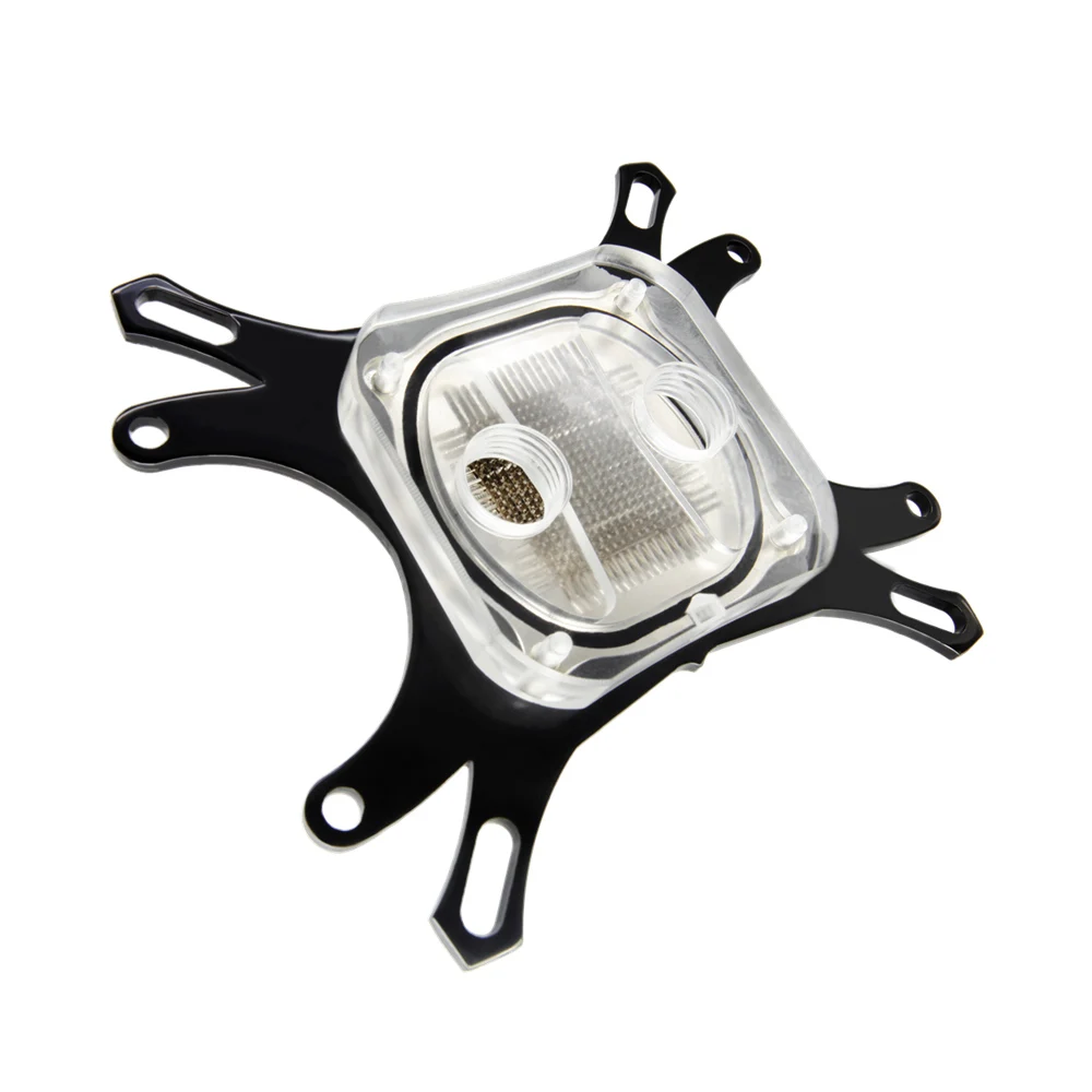 ALSEYE кулер для воды G1/4 DIY водяного охлаждения Процессор Cooler 50x50 мм базы LGA 775
