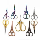 Высокое качество Европейская вышивка крестиком Ретро Винтаж антикварное шитье портновские ножницы ремесло DIY Бытовая ткань вырезать отделку ножницы