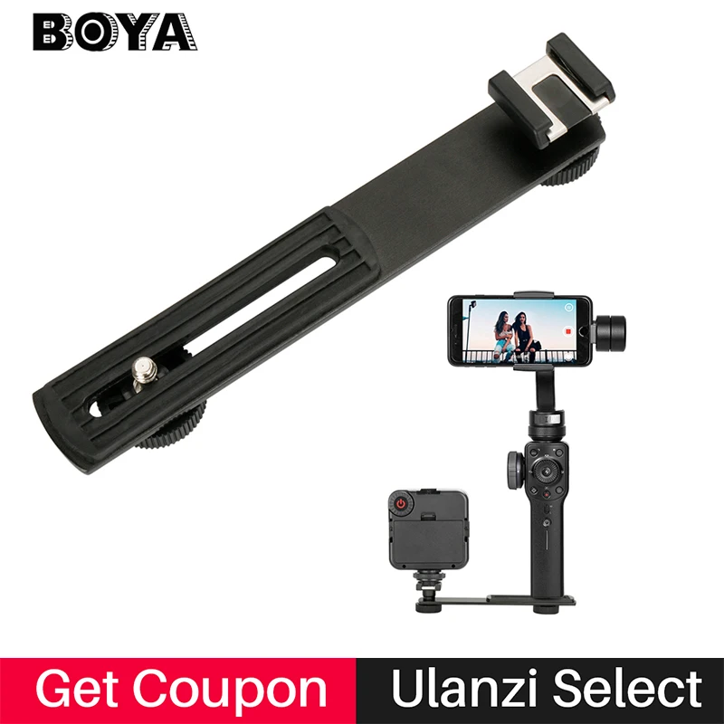 Алюминиевый адаптер для холодного башмака с микрофоном и кронштейном Zhiyun Smooth 4 Q