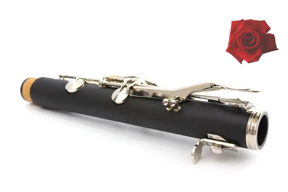Профессиональный Новый кларнет Ebonite корпус никелированный Bb ключ 17 + две