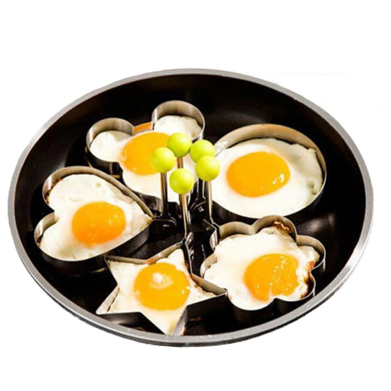 5 шт./компл. Нержавеющая сталь омлет устройства Fried Egg модель любовь Звезда сливы