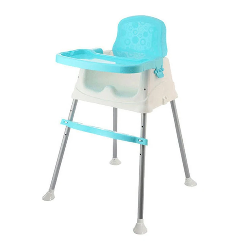 IMBABY детский обеденный стол, съемное кресло для кормления, переносное кресло, регулируемые складные стулья, детский стульчик для кормления, детское кресло для еды - Цвет: Blue Chair