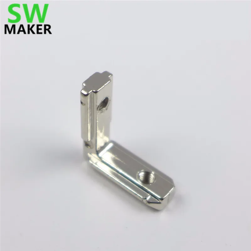 

SWMAKER 10 шт. 90 градусов Алюминиевый профиль внутренний кронштейн внутренний разъем 2020-6 мм для Openbuilds V-slot, OX CNC, V slot