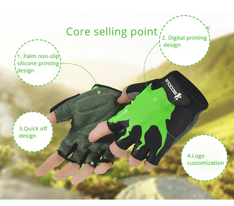 Перчатки для велоспорта Мужские дышащие велосипедные спортивные перчатки