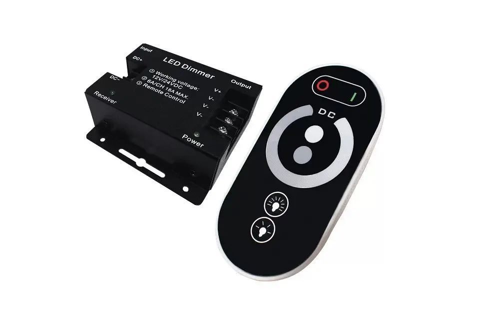 

LED RF touch dimmer controller;DC12-24V input;6A*3CH output