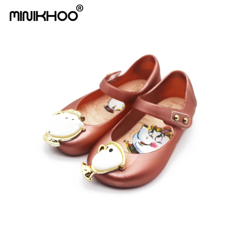 Melissa Mini/сандалии с чашками чая Новинка 2018 года зимние детские сандалии обувь для