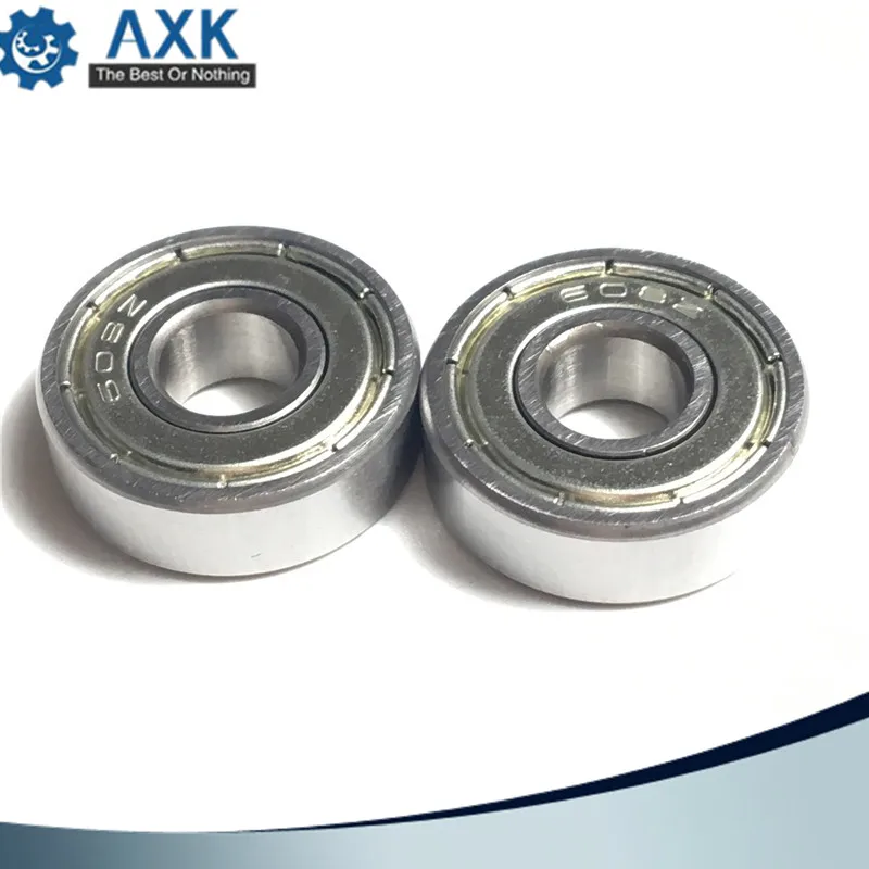 606ZZ подшипник ABEC-5 10/100 шт 6x17x6 мм миниатюрный 606Z упорные шариковые подшипники 606 ZZ EMQ