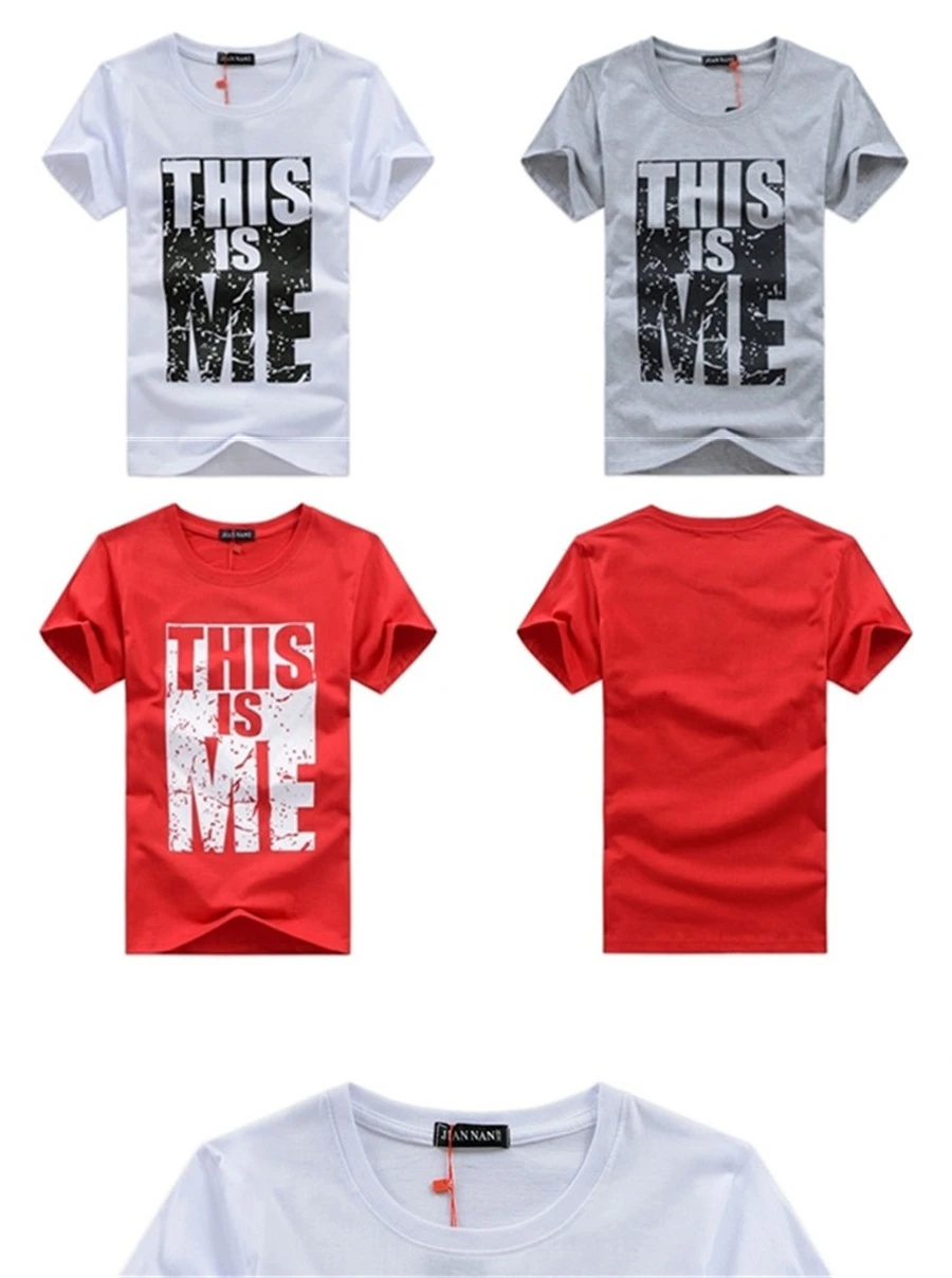Летняя футболка с буквенным принтом Camiseta, Мужская футболка с круглым вырезом, одежда для фитнеса, мягкая дышащая повседневная мужская футболка для мужчин, размер 5XL