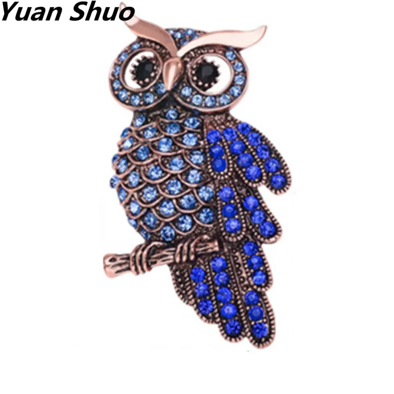 2020 ретро брошь в виде совы булавка Женские аксессуары для пальто Пряжка шарфа