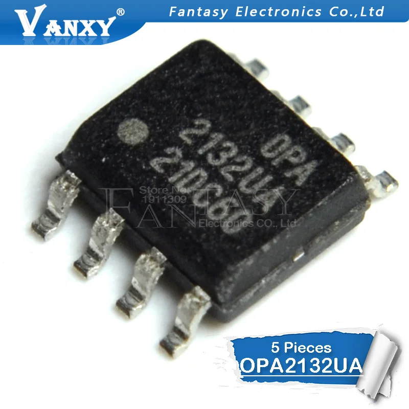 OPA2132 SOP-8 OPA2132UA SOP8 OPA2132UK 2132U 2132UA SOP OPA2132U 5 шт. | Электронные компоненты и