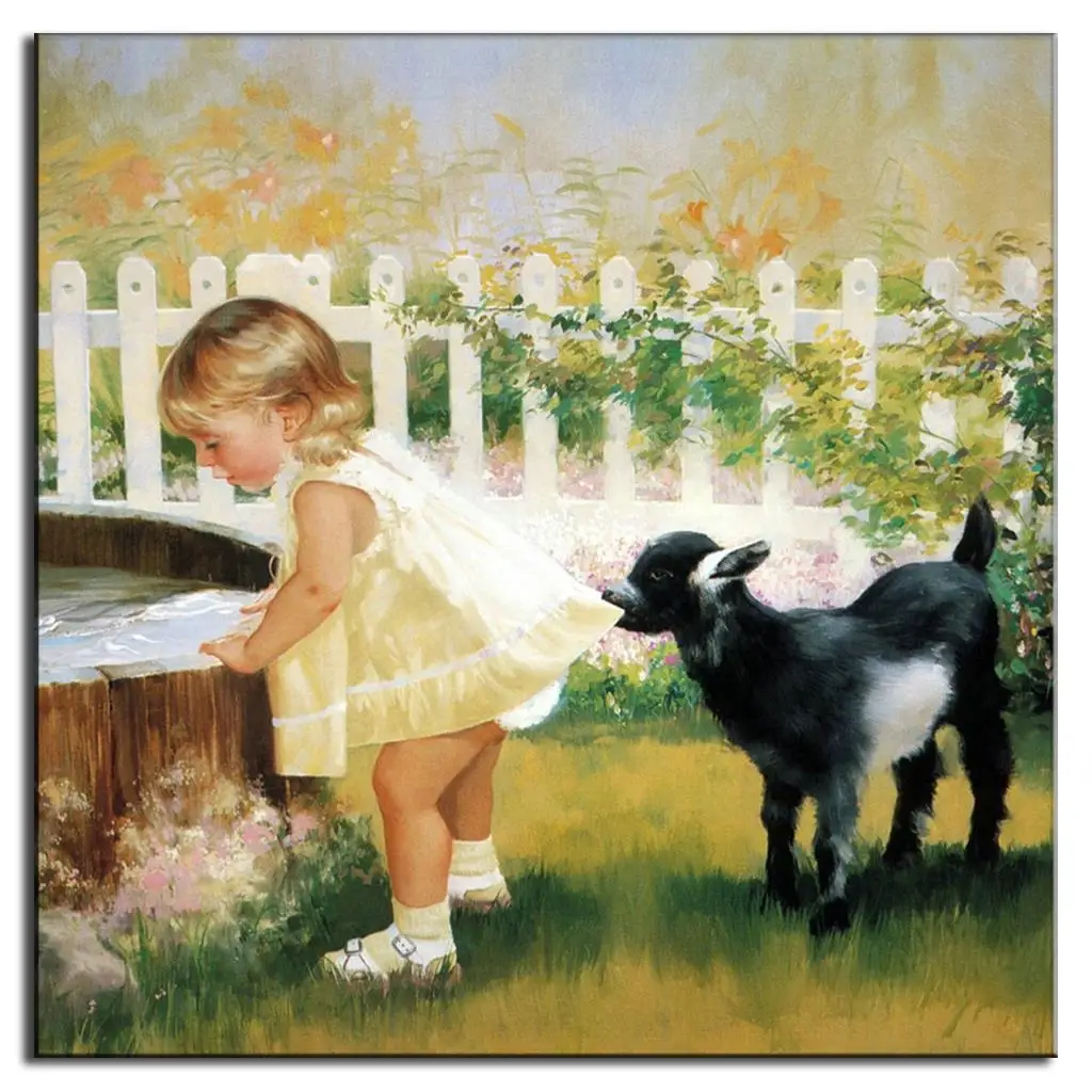 Портрет в средиземноморском стиле картина маслом печать на холсте милая девушка