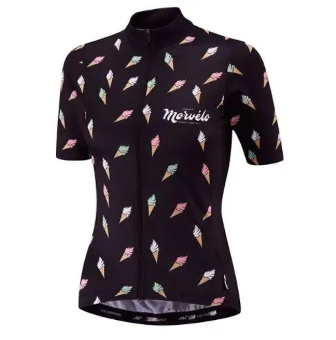 Morvelo Pro Team Велоспорт Джерси для женщин с коротким рукавом горный велосипед одежда для велоспорта uniformes ropa ciclismo mujer - Цвет: as picture17