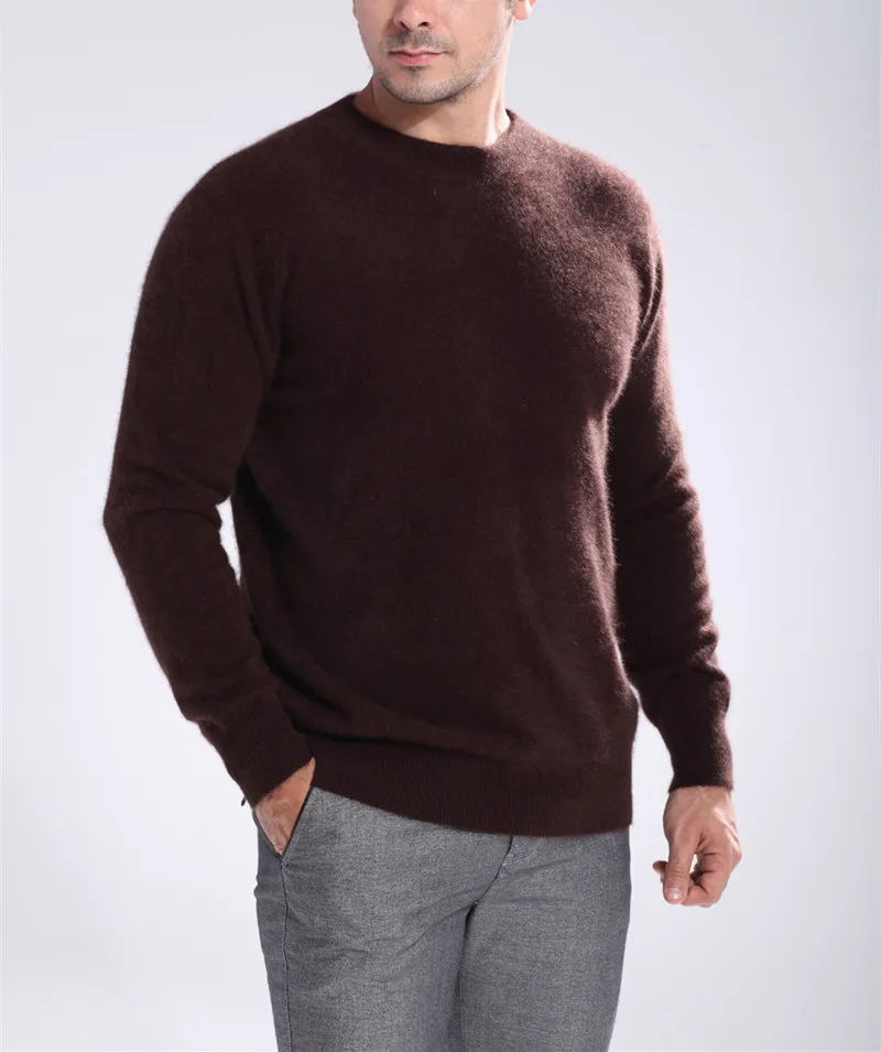 2015 новое поступление зимний модный норковый кашемировый свитер с круглым