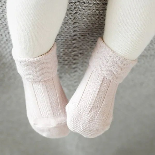 Новые зимние детские хлопковые носочки для 0 2/2 4 лет прочные противоскользящие