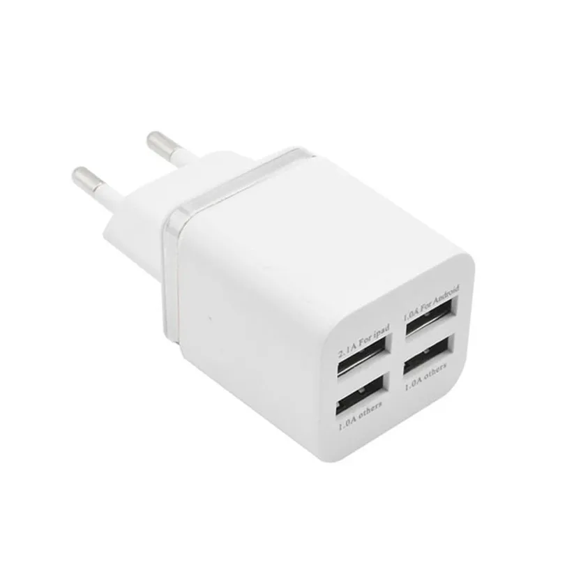 USB charger 5.1A 4 in 1 Port EU Plug Home Travel Wall Charger AC Power Adapter for Phone SZ0426#2 | Электроника