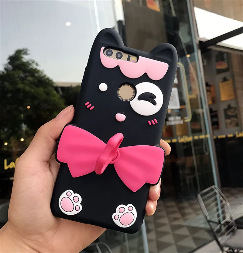 For Huawei honor 8 case cover 3D cartoon unicorn silicone back honor8 s 5.2 inch protection |