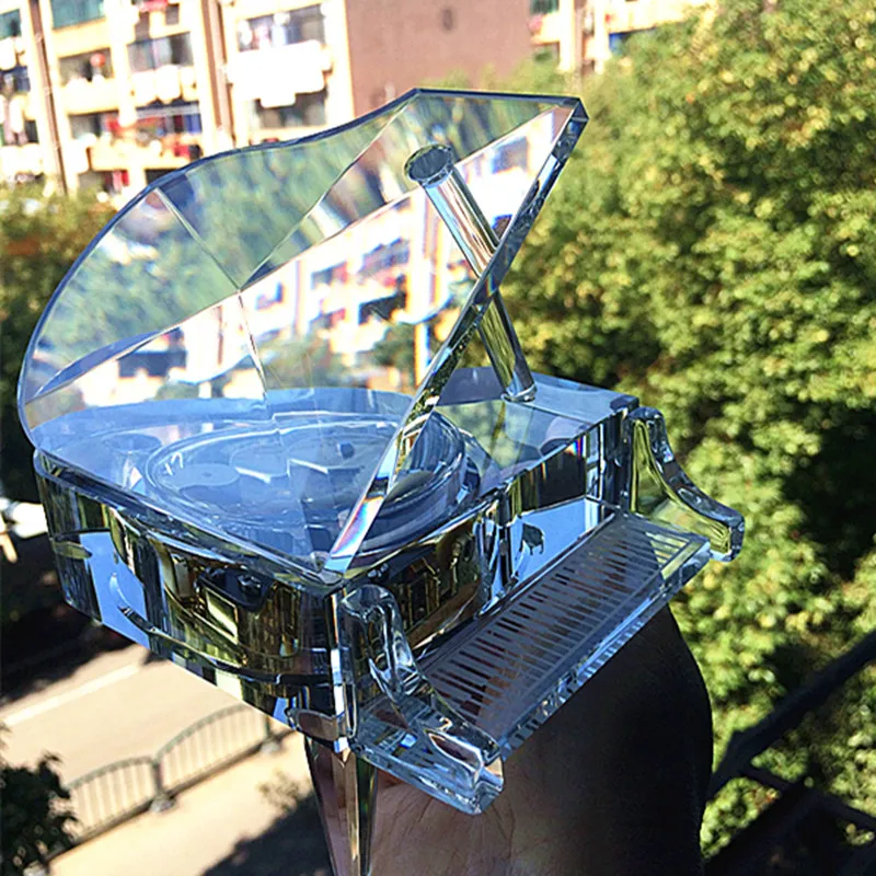 Бесплатная Доставка! Прозрачное Хрустальное стекло современное пианино на заказ