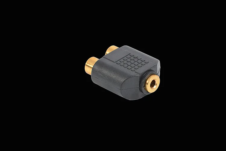 3 5 мм 1/8 &quotстерео гнездовой разъем для 2 двойных RCA Y разветвитель аудио адаптер