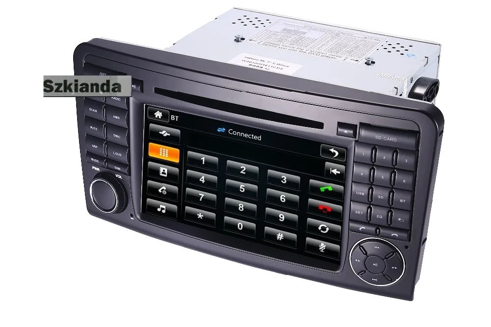 7-дюймовый сенсорный экран 2 din автомобильный dvd-плеер для Mercedes Benz ML GL CLASS W164 ML350 ML500