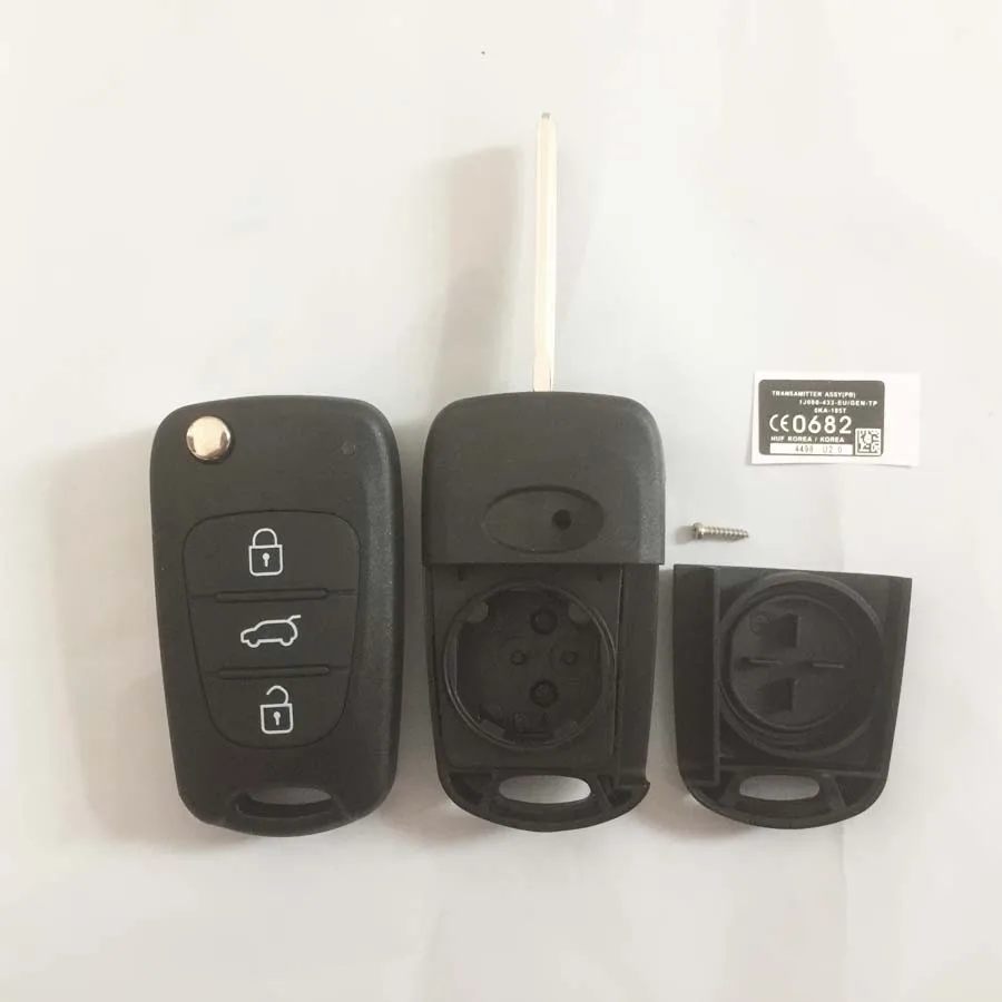25 шт./лот новый дизайн необработанное лезвие для Kia K2 K5 HYUNDAI I20 I30 3 кнопочный