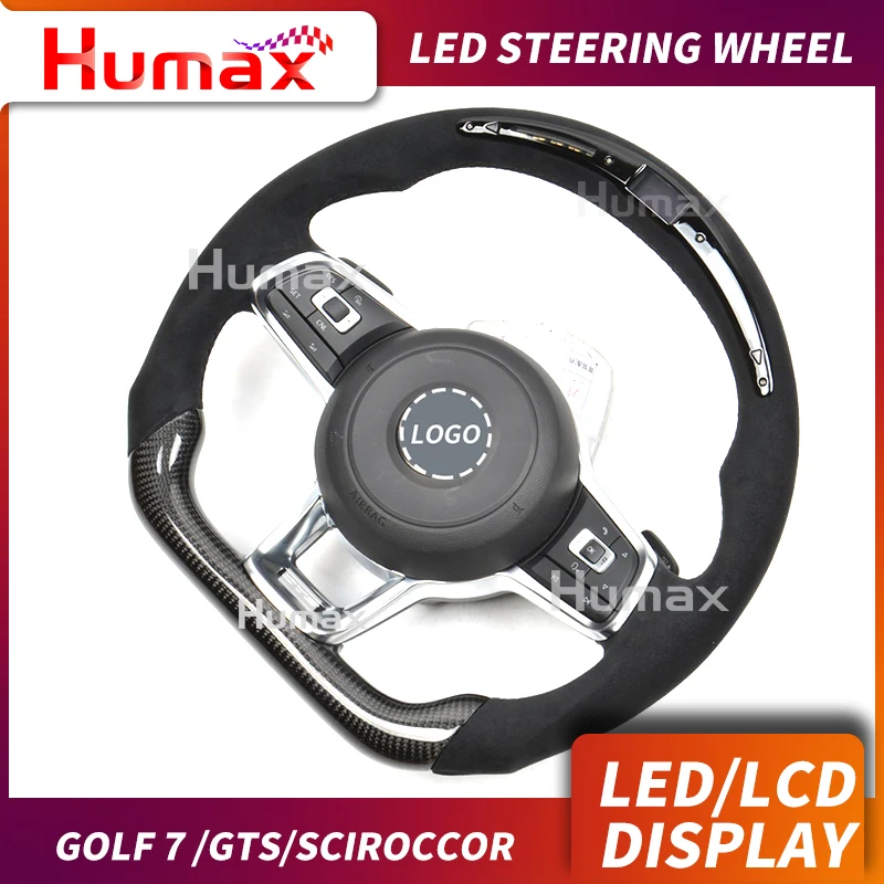 Светодиодный дисплей рулевого колеса с ЖК-экраном для golf 7/CC ЖК-дисплей гоночный руль для GTS/SCIROCCOR светодиодный руль