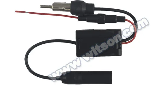 Усилитель радиосигнала WITSON FM черный 12 В усилитель для автомобиля антенна