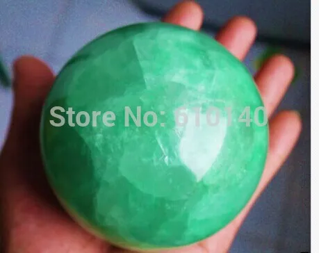 SCY AAA + 90 мм светится в темноте камень кристалл флюорит шар viridi | Дом и сад