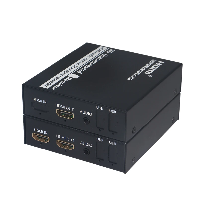 Премиум HDMI волоконно оптические удлинители 3G 1080P full HD оптоволоконные