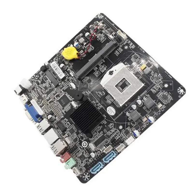 Intel HM55 V1.0 PGA988 розетка 998 материнская плата Mini ITX 4 ГБ DDR3 ноутбук для HTPC POS AIO радио