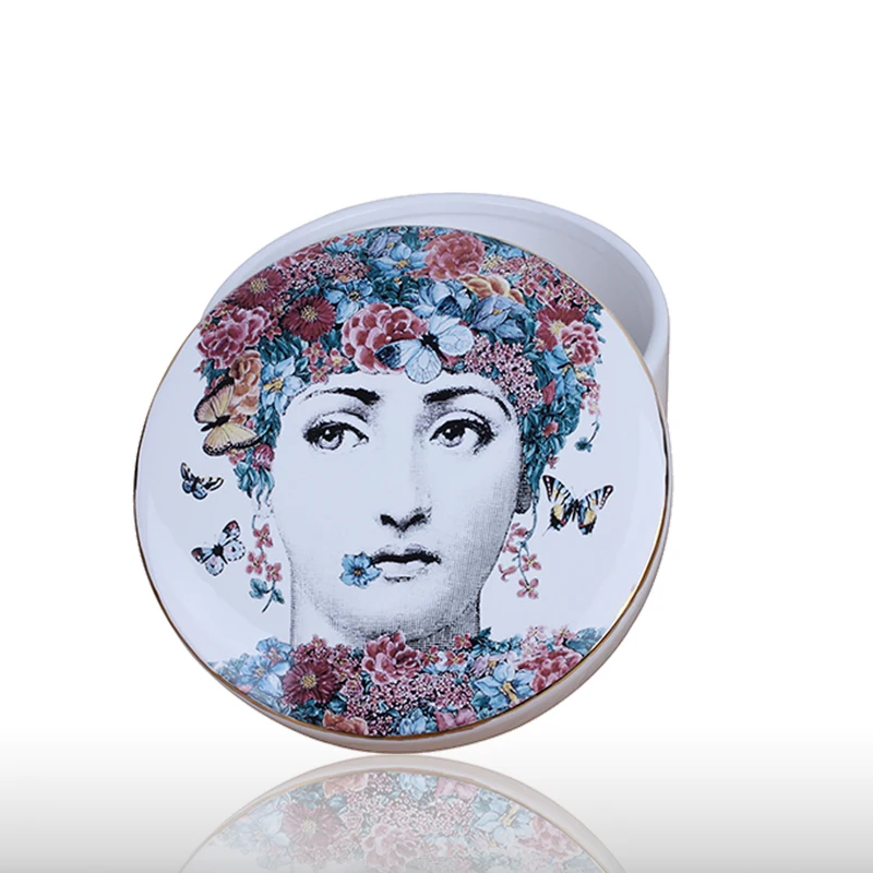 Скандинавские Керамические коробки для хранения ювелирных изделий Хепберн