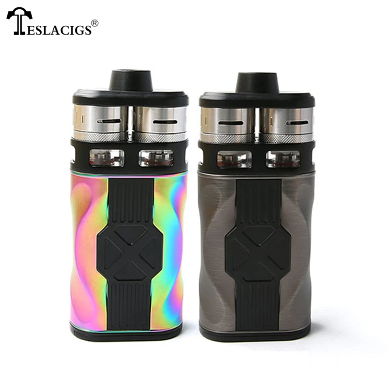 Оригинальный Teslacigs Тесла CP пары 220 Вт электронная сигарета комплект с поле mod Vape и