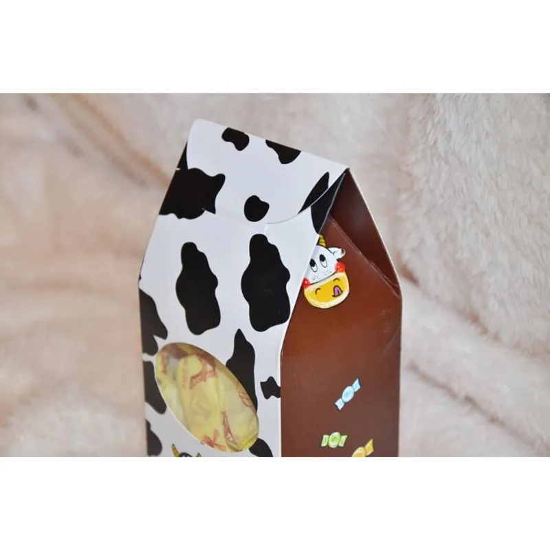 Подарочная коробка в виде коровы 10 шт./лот для детского душа украшения дня