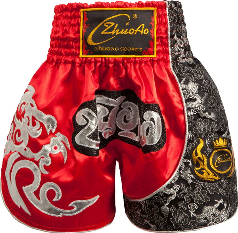 Мужские кикбоксинг MMA Muay Thai шорты для мальчиков тренировочный бой борцовка