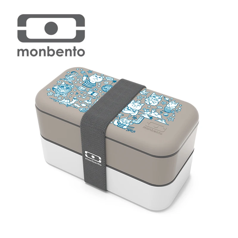 Французский Monbento оригинальная печатная двухслойная решетка микроволновая печь