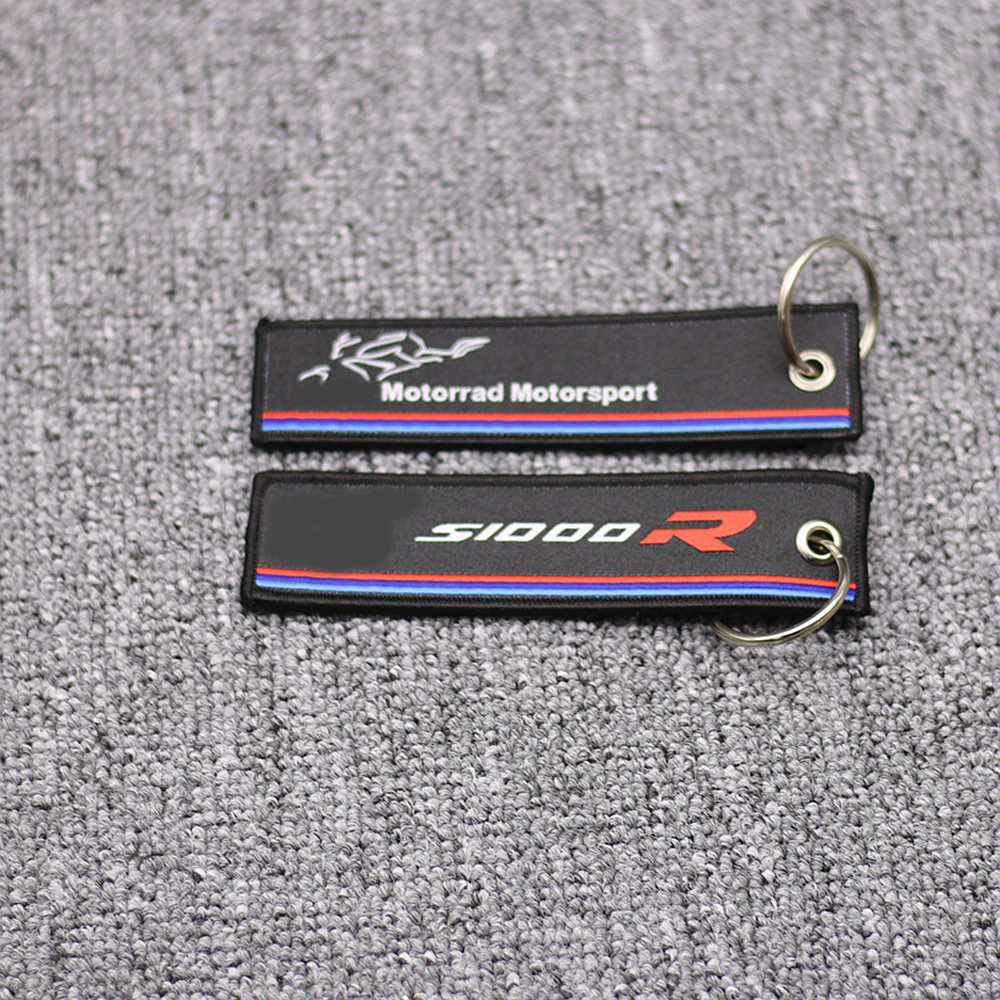 Новое поступление вышивка брелок для ключей коллекция BMW S1000R S1000 R мотоциклетный